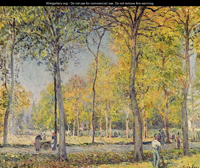 The Bois de Boulogne - Alfred Sisley