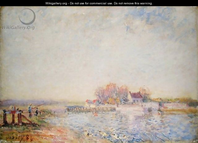 River Scene with Ducks, 1881 - Alfred Sisley