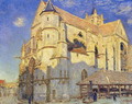 The Church at Moret, Frosty Weather, 1893 - Alfred Sisley