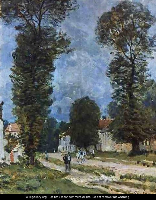 The Road to Marly-le-Roi, or The Road to Versailles, 1875 - Alfred Sisley