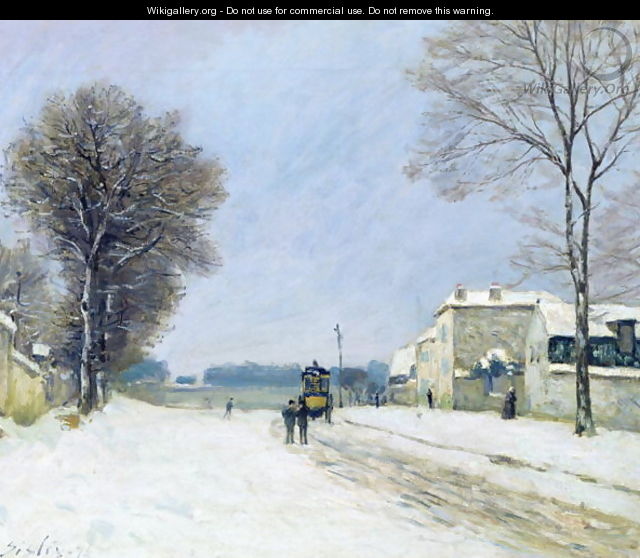 Winter, Snow Effect, 1876 - Alfred Sisley