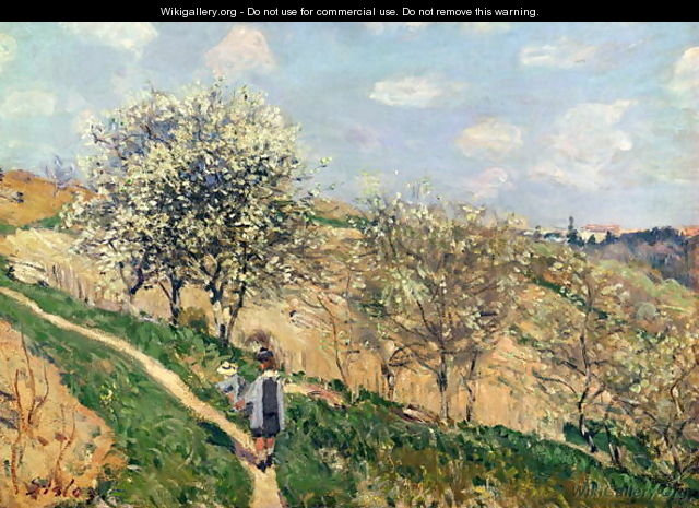 Springtime at Bougival - Alfred Sisley
