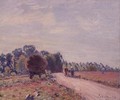 The Road through the Meadows, Morning, 1891 - Alfred Sisley