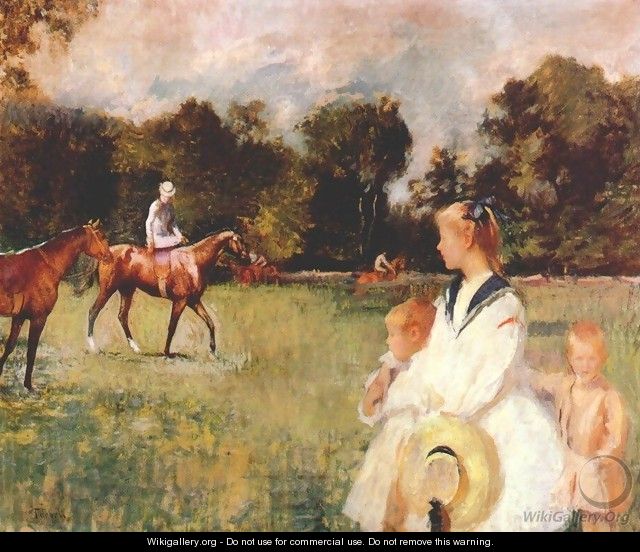 Schooling the Horses, 1902 - Edmund Charles Tarbell