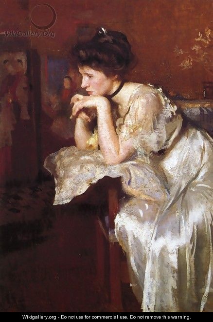 Reverie (Katherine Finn) 1913 - Edmund Charles Tarbell
