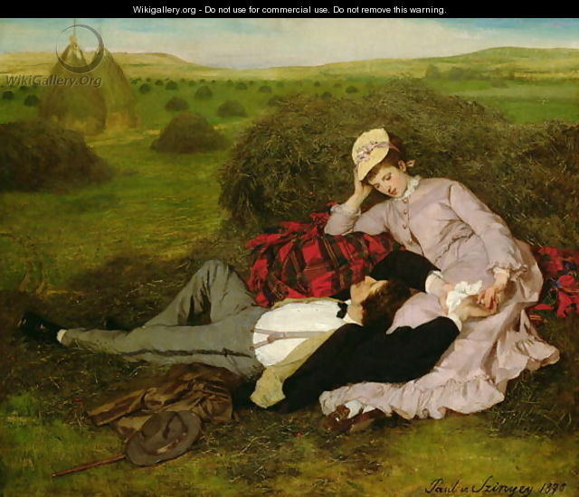 The Lovers, 1870 - Pal Merse Szinyei