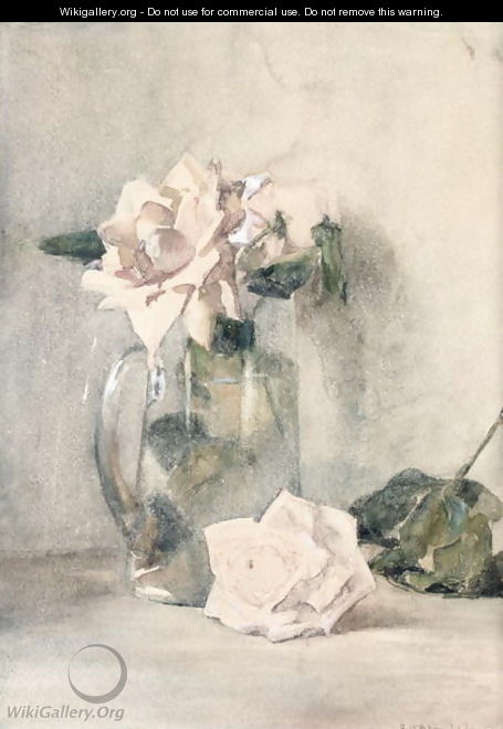 Study of Roses - Julian Alden Weir