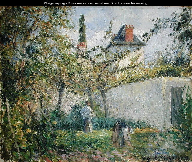 Kitchen Garden and Orchard, Pontoise, 1878 - Camille Pissarro