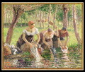 The Washerwomen, Eragny, 1895 - Camille Pissarro
