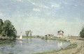 At the River's Edge, 1871 - Camille Pissarro
