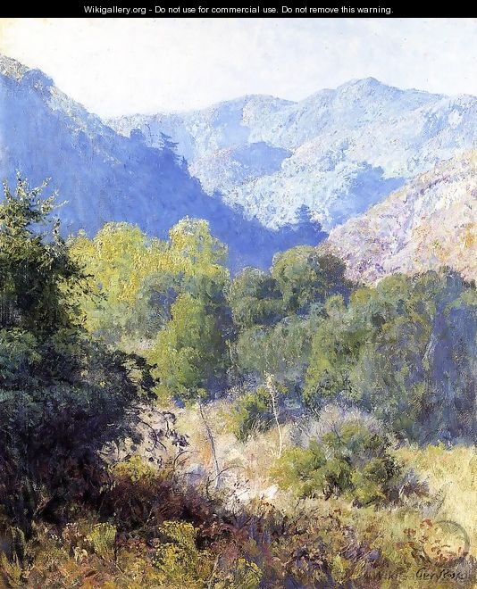 View of the San Gabriel Mountains - Guy Rose