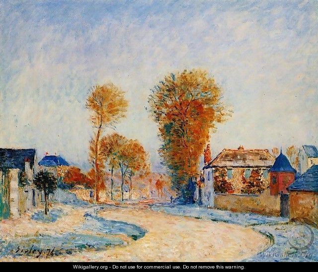 The First White Frost, 1876 - Alfred Sisley