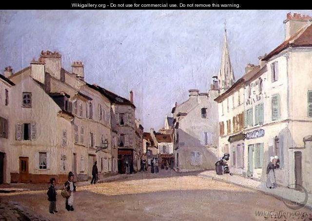 Rue de la Chaussee at Argenteuil, 1872 - Alfred Sisley