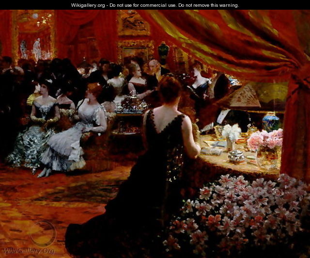 The Salon of Princess Mathilde (1820-1904) 1883 - Giuseppe de Nittis