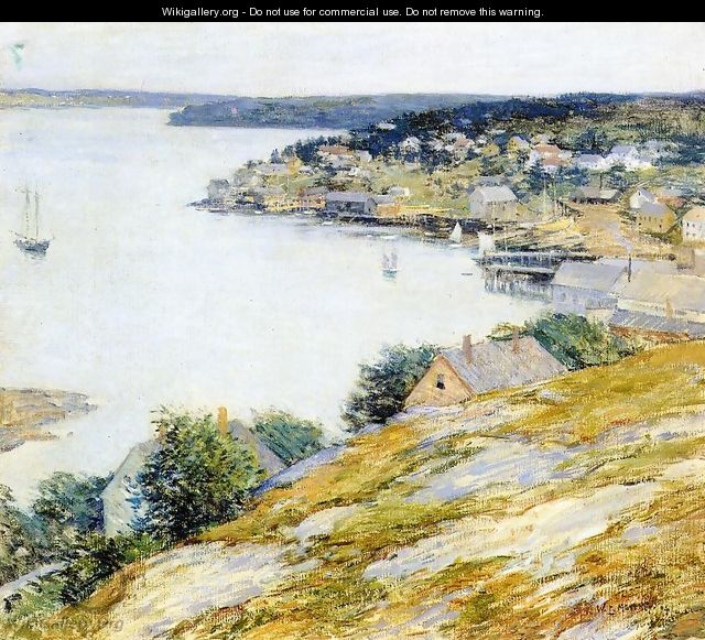 East Boothbay Harbor, 1904 - Willard Leroy Metcalf