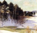 Thawing Brook (Winter Shadows) 1911 - Willard Leroy Metcalf