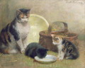 Cat and Kittens, 1889 - Walter Frederick Osborne