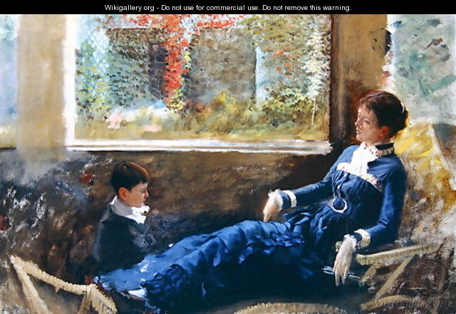 Resting, 1879 - Giuseppe de Nittis