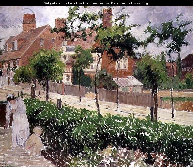 Bedford Park, Bath Road, London - Camille Pissarro