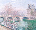 The Pont-Royal and the Pavillon de Flore, 1903 - Camille Pissarro