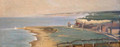 Plage de Dieppe vue depuis la falaise Ouest, 1871 - Eva Gonzales