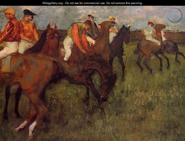 Jockeys, 1886-90 - Edgar Degas