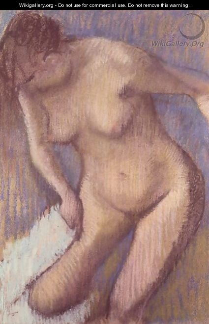 Woman Drying Herself 2 - Edgar Degas