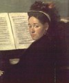 Mademoiselle Marie Dihau (1843-1935) at the piano, c.1869-72 - Edgar Degas
