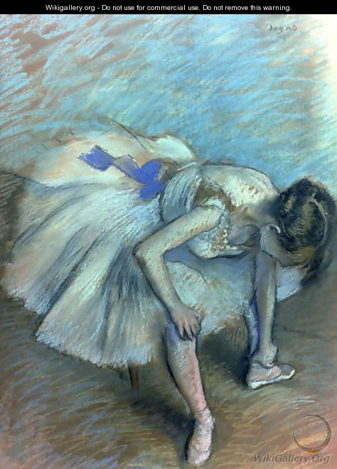 Seated Dancer, c.1881-83 - Edgar Degas