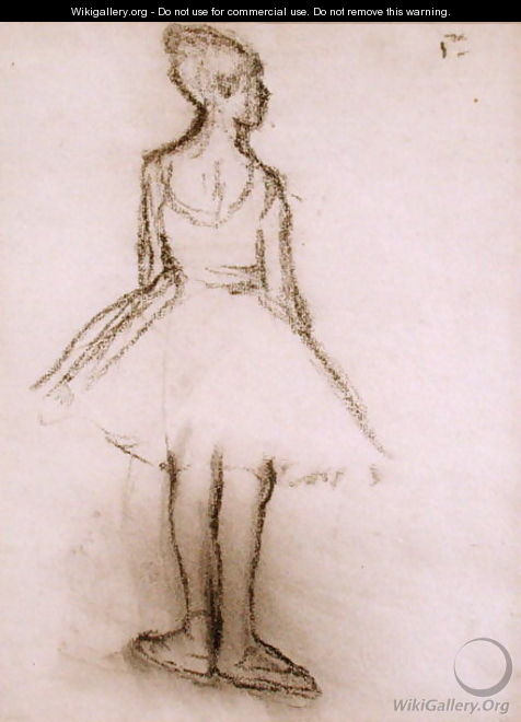 Ballerina viewed from the back - Edgar Degas