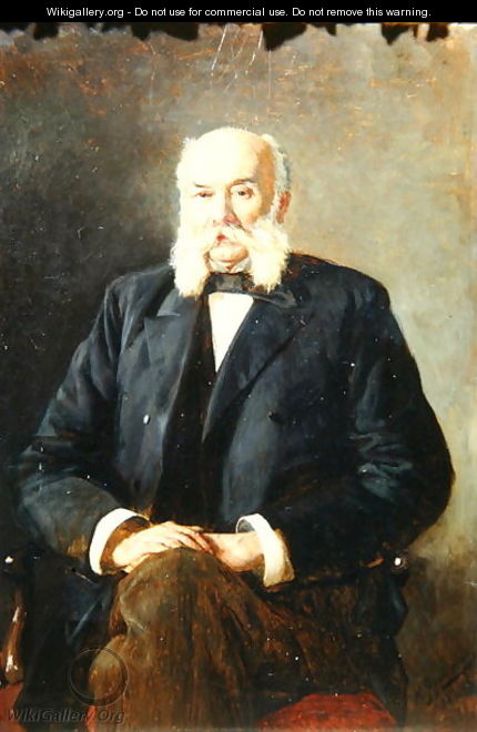 Portrait of Ivan Gontcharov, 1888 - Nikolai Aleksandrovich Yaroshenko