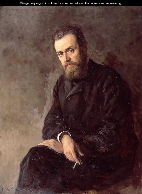 Portrait of Gleb I. Uspensky (1843-1902) 1884 - Nikolai Aleksandrovich Yaroshenko