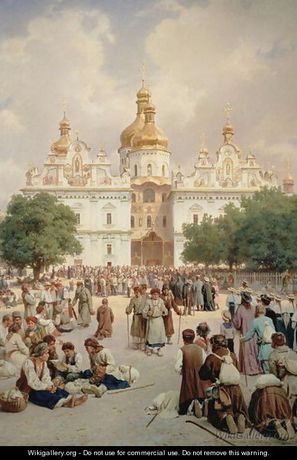 The Great Church of Kievo-Pecherskaya Lavra in Kiev, 1905 - Vasili Vasilyevich Vereshchagin