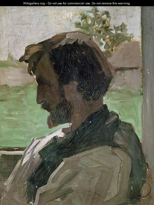 Self Portrait at Saint-Saveur, 1868 - Frederic Bazille