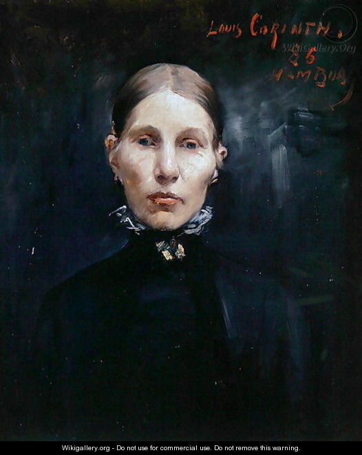 Portrait of a Hamburg Woman, 1886 - Lovis (Franz Heinrich Louis) Corinth