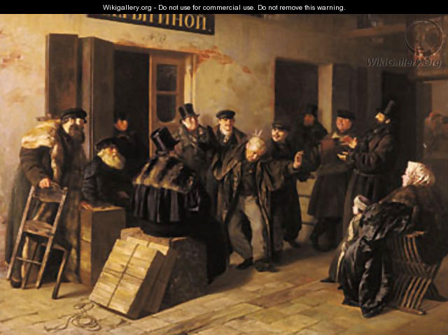 Jokers. Gostiny Dvor in Moscow, (1865) - Illarion Mikhailovich Prianishnikov