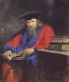 Portrait of Mendeleev - Ilya Efimovich Efimovich Repin