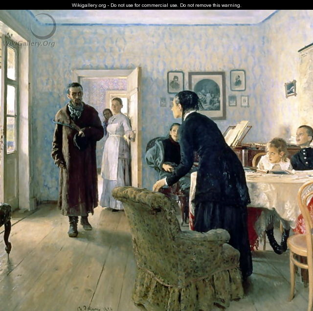 Unexpected, 1884-88 - Ilya Efimovich Efimovich Repin