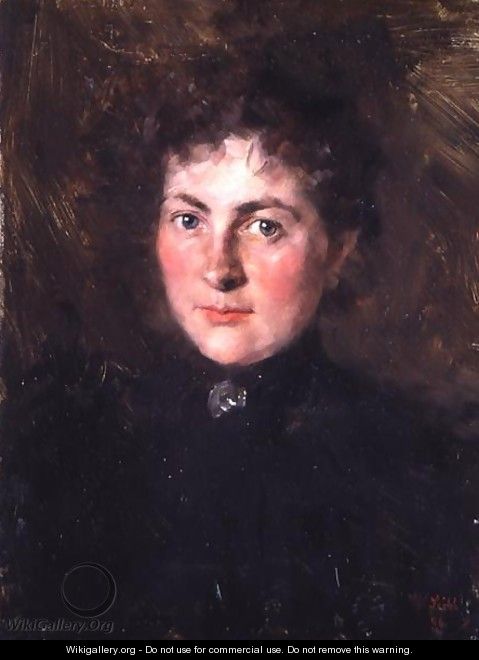 Felicia Kirchdorffer, the Niece of the Artist, 1896 - Wilhelm Leibl