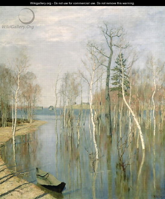 Spring, High Water, 1897 - Isaak Ilyich Levitan