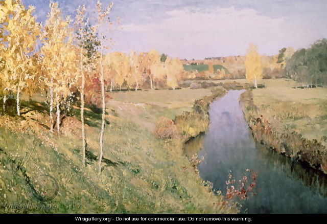 Golden Autumn, 1895 - Isaak Ilyich Levitan