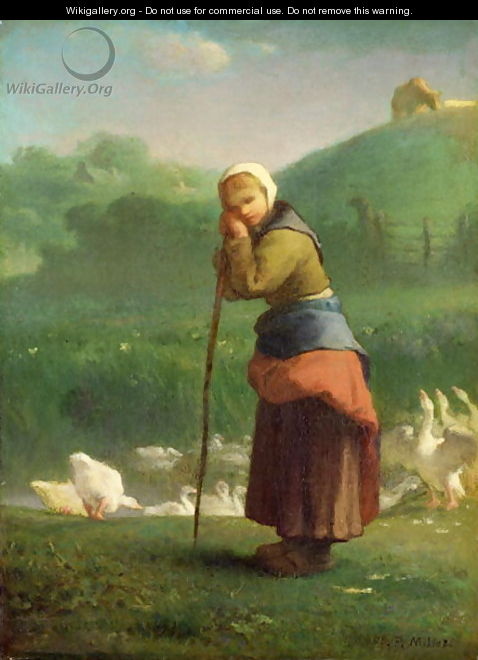 The Goose Girl at Gruchy, 1854-56 - Jean-Francois Millet