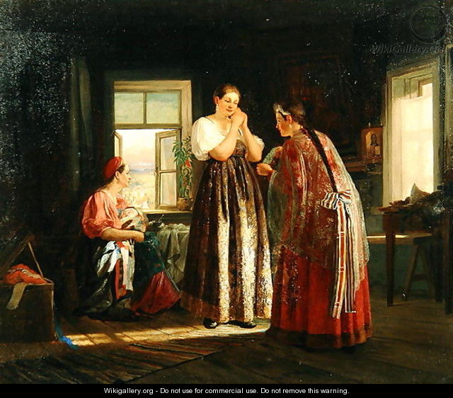 Preparation Before a Party, 1869 - Vasily Maximov