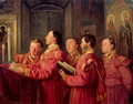 Choristers in the Church, 1870 - Vladimir Egorovic Makovsky
