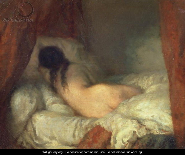 Reclining Female Nude, c.1844-45 - Jean-Francois Millet