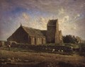 The Church at Greville, c.1871-74 - Jean-Francois Millet