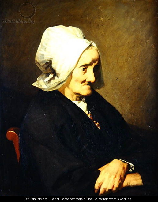 Portrait of the Widow Roumy - Jean-Francois Millet