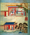 Civil Service Exam Under Emperor Jen Tsung (fl.1022) from a history of Chinese emperors - Anonymous Artist