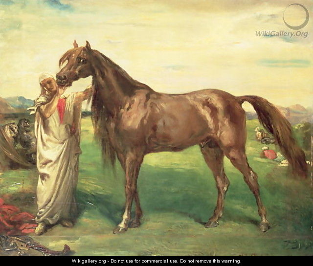 Hadji, an Arabian Stallion, 1853 - Theodore Chasseriau
