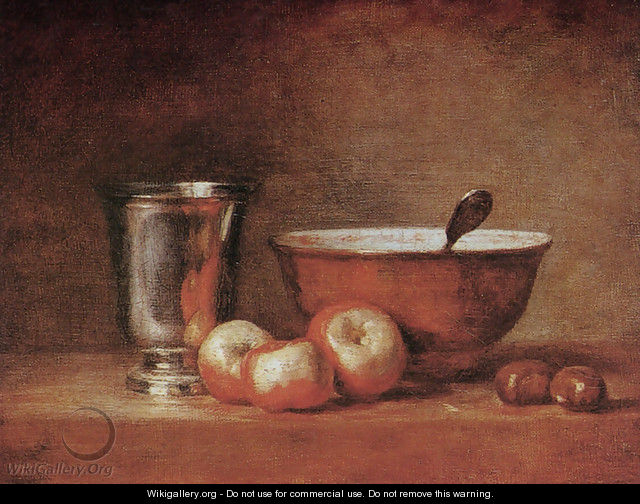 The Silver Goblet, c.1768 - Jean-Baptiste-Simeon Chardin